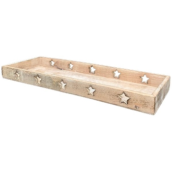 Tablett Dost, Holz, 50x4,5x17 cm