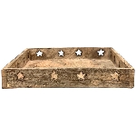 Tablett Dost, natur, Holz, 33x4,5x33 cm