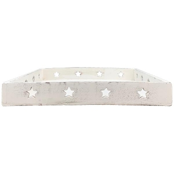 Tablett Dost, Holz, 33x4,5x32 cm