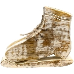 SchneeSchuhe Dost, Holz, 17,5x3x14,5 cm
