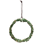 Ringhänger GlinT, grün, Metall/Glas, 16x2x15 cm