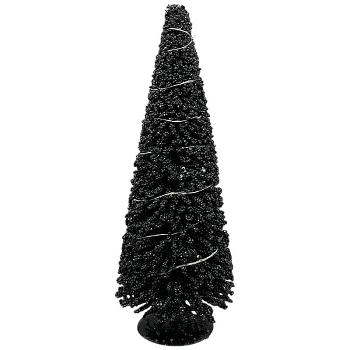 LED TannenBaum Lumière, schwarz, PE/Metall, 15x15x40 cm