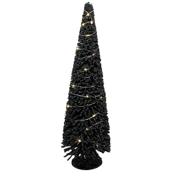 LED TannenBaum Lumière, schwarz, PE/Metall, 18x18x60 cm