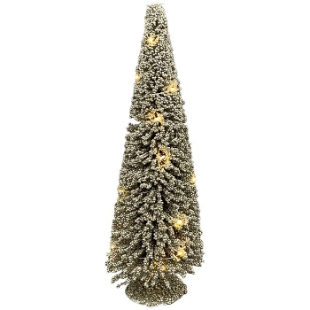 LED TannenBaum Lumière, silber, PE/Metall, 17x17x50 cm