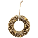 LED Kranz Lumière, gold, PE/Metall, 30x8x30 cm
