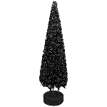 Tannenbaum GlisseR, schwarz, PE/Metall, 9x9x30 cm
