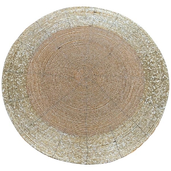 PlatzSet GlinT, Champgne gold, Polyester, 36x36x0,2 cm