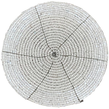 UnterSetzer GlinT, weiß, Polyester, 10x10x0,2 cm