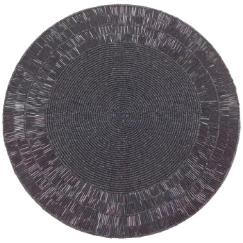 PlatzSet GlinT, schwarz, Polyester, 36x36x0,2 cm