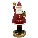 Santa Lilian, rot, Polyresin, 7,8x7,1x18,2 cm