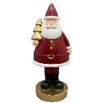 Santa Lilian, rot, Polyresin, 11,4x10,4x25,7 cm
