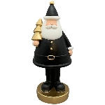 Santa Lilian, schwarz, Polyresin, 11,4x10,4x25,7 cm