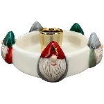 KerzenHalter Chrissie, Dolomite, Metall, 10x6,5x3 cm