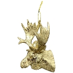 RentierHänger Lilian, gold, Plastik, 13x6,3x12,5 cm