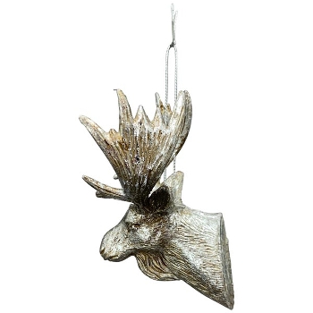 RentierHänger Lilian, silber, Plastik, 13x6,3x12,5 cm