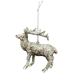 RentierHänger Lilian, silber, Plastik, 13x6,3x12,5 cm