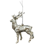 RentierHänger Lilian, silber, Plastik, 13x6,3x12,5 cm