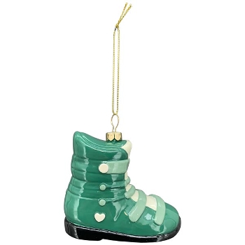 XmasHänger Lilian, grün, Plastik, 7x3,3x9,2 cm