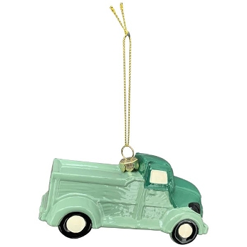 XmasHänger Lilian, grün, Plastik, 7x3,3x9,2 cm