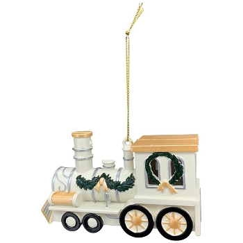 XmasHänger Lilian, weiß, Plastik, 4,8x4,6x15,5 cm