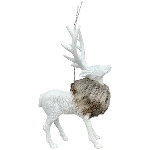 RentierHänger Lilian, weiß, Plastik, 8,5x6,5x13,3 cm