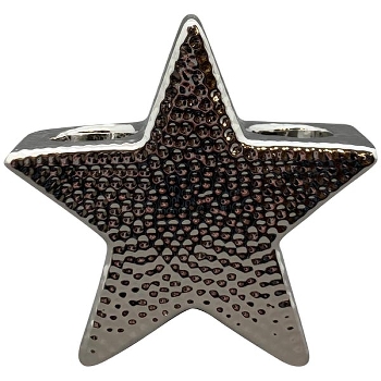 Stern TeeLichtHalter ArgenT, silber, Dolomite, 17x6,5x16 cm