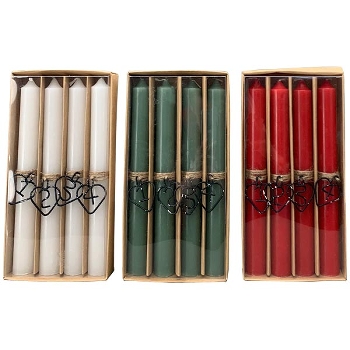 Kerzen Set/4 Lumière, Wachs, 2,15x2,15x20 cm