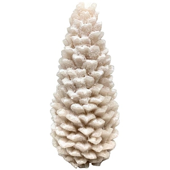 Kerze Lumière, Wachs, 7x7x18 cm