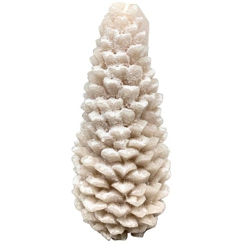 Kerze Lumière, Wachs, 7x7x18 cm
