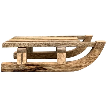 Schlitten Dost, Holz, 15x8x25 cm