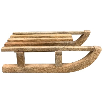 Schlitten Dost, Holz, 18x10x32 cm