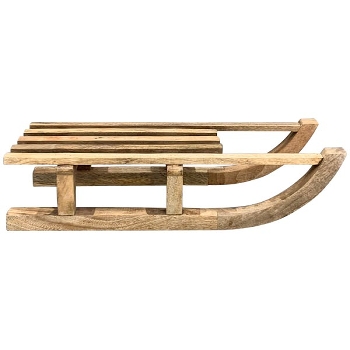 Schlitten Dost, Holz, 23x15x60 cm