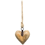 HerzHänger Dost, Holz, 15x7x15 cm