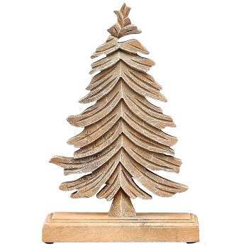 TannenBaum Dost, natur, Holz, 19x7,5x29 cm