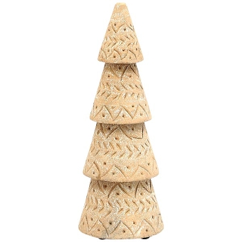 TannenBaum Dost, natur, Holz, 7,5x7,5x20 cm