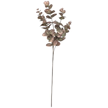 Eukalyptus ArtificialNature, grün/pink, 63 cm
