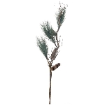 KiefernZweig mit Zapfen ArtificialNature, grün, 115 cm
