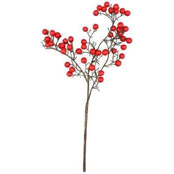 BeerenZweig ArtificialNature, rot, 38 cm