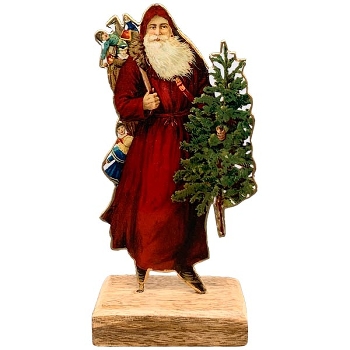 Santa LesFleurs, Metall, 9x5x17 cm