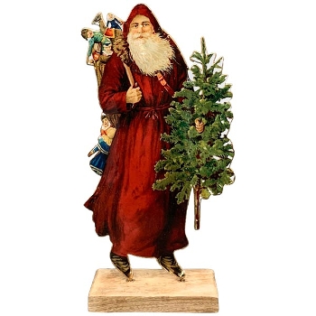 Santa LesFleurs, Metall, 14x5x27 cm