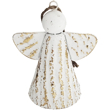 Engel Bell ClairBlanc, Metall, 21x13x24,5 cm