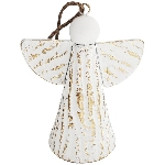 Engel Bell ClairBlanc, Metall, 26x16x33,5 cm