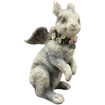 Hase TroupeR, braun, Polyresin, 20,5x12,9x29,2 cm