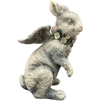 Hase TroupeR, braun, Polyresin, 20,5x12,9x29,2 cm