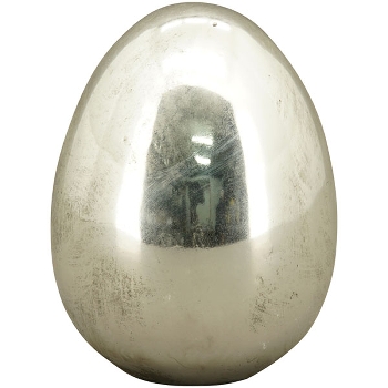 Ei ArgenT, silber, Stoneware, 11,5x11,5x15 cm