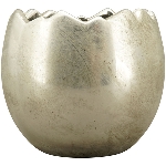 PflanzEi GROS, silber, Stoneware, 17x17x15 cm