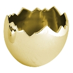 PflanzEi Aurum, gold, Dolomite, 16x16x14 cm