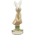 Hase Pearl, Keramik, 7x6,5x18,2 cm, 7x6,5x19,2 cm