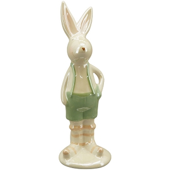 Hase Pearl, Keramik, 7x6,5x18,2 cm, 7x6,5x19,2 cm