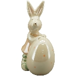 Hase Pearl, Keramik, 7,3x4,2x12 cm, 8,3x4,6x12 cm
